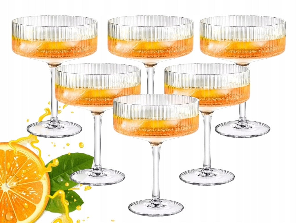 Rievėtų Martini ir Prosecco taurių rinkinys 300 ml, 6 vnt. – nuotrauka 5