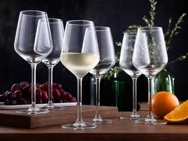 Baltojo vyno taurių rinkinys 370 ml, 6 vnt. – nuotrauka 4