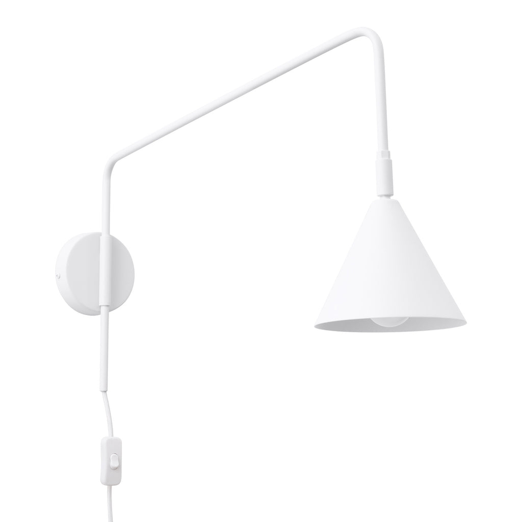 Sieninis šviestuvas Nox Classic – Baltas