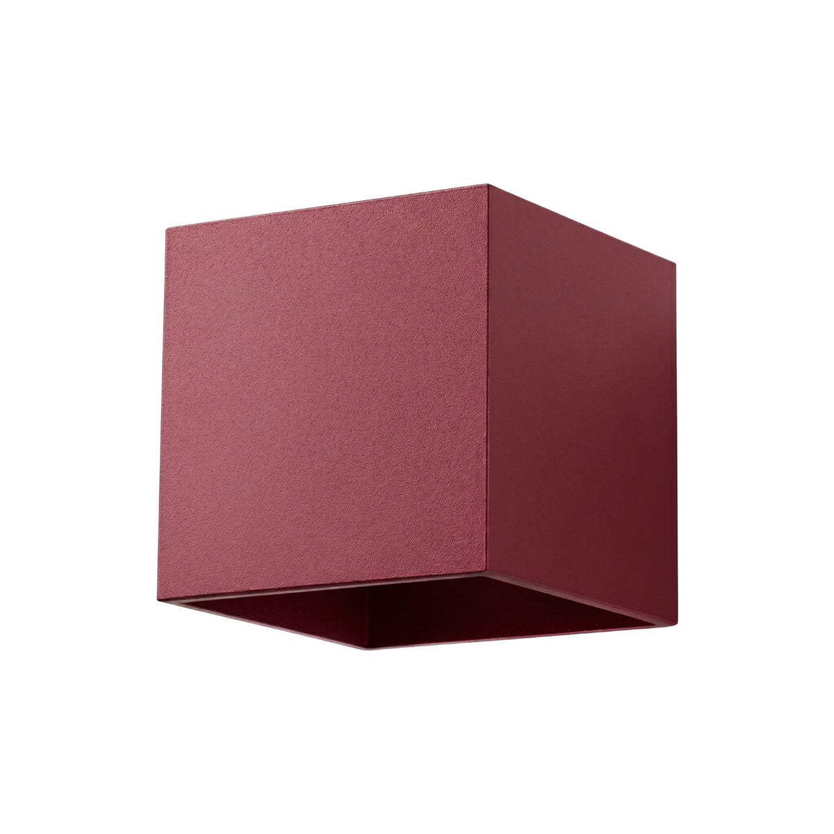Sieninis šviestuvas Quad – Burgundo