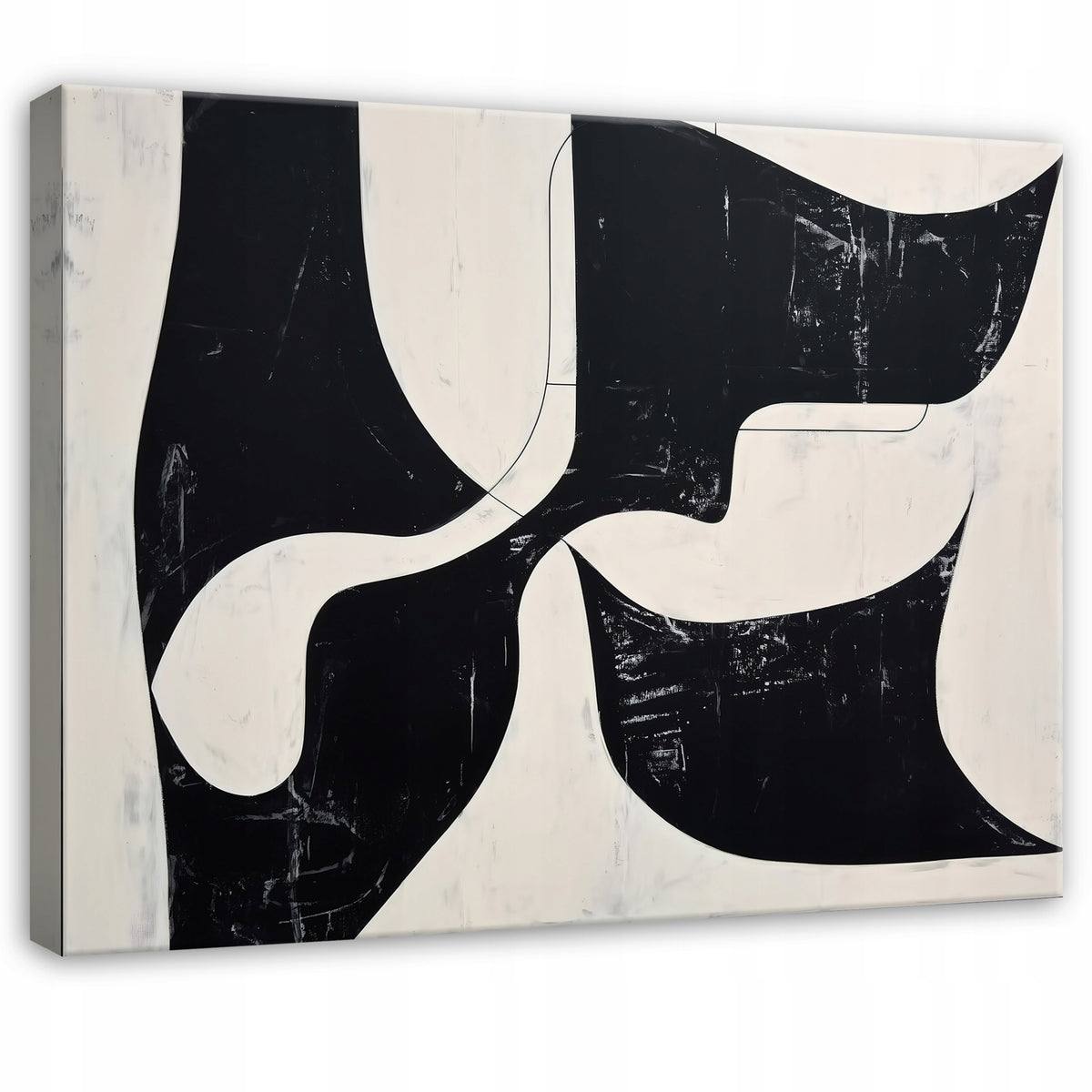 Abstraktus paveikslas ant drobės, 60×40 cm – nuotrauka 1