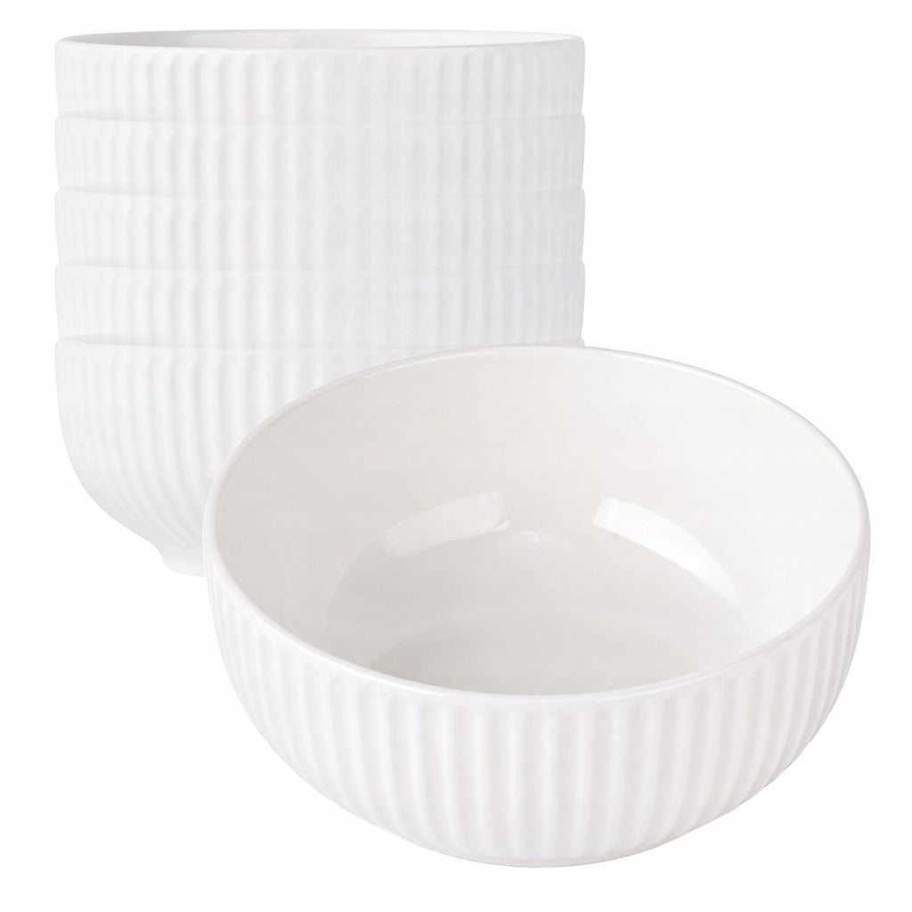 Kreminių porcelianinių dubenėlių rinkinys, 15,5 cm, 750 ml, 6 vnt.