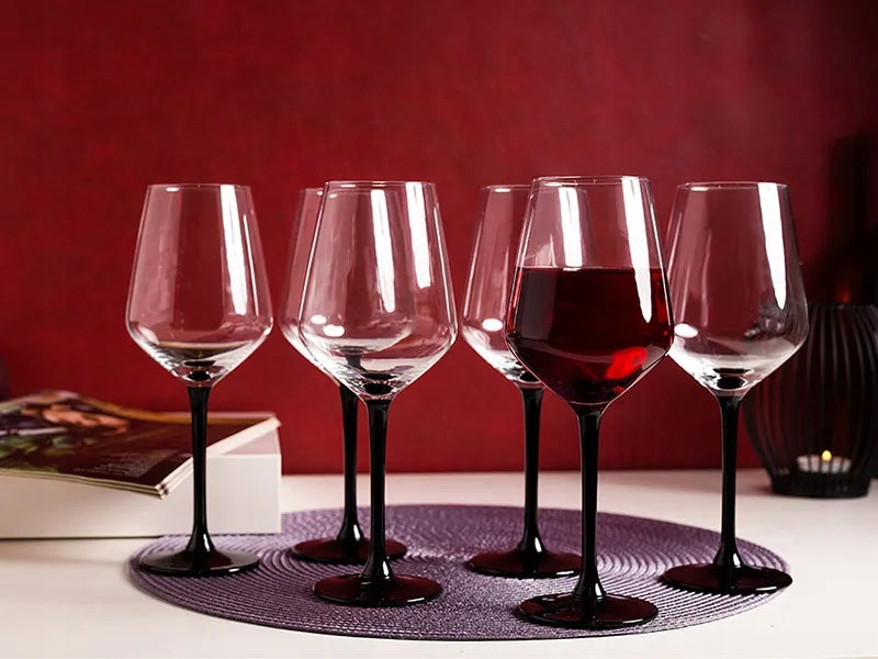 Raudonojo vyno taurių rinkinys 370 ml, 6 vnt. – nuotrauka 3