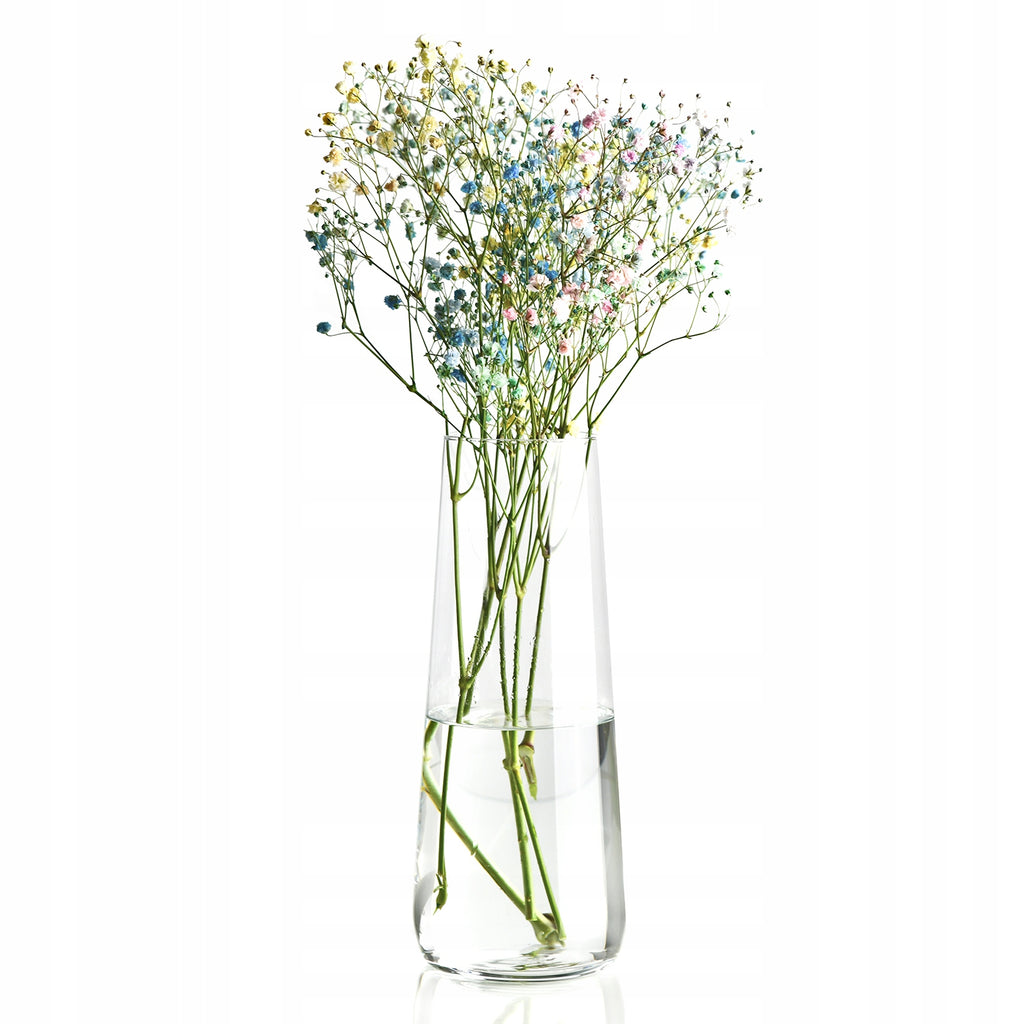 Aukšta stiklinė vaza 24 cm – nuotrauka 1