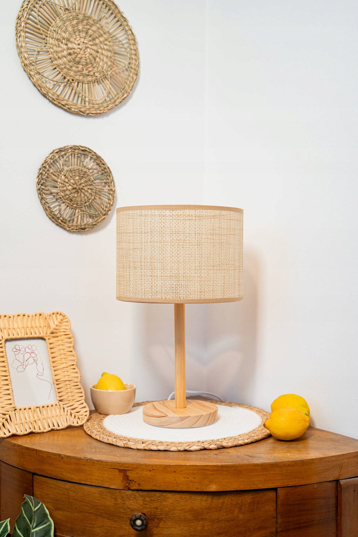 Apvali pinta boho sienų dekoracija, 37 cm – nuotrauka 2