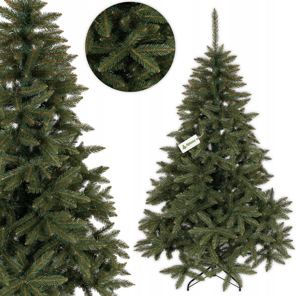Dirbtinė kaukazo eglė 220 cm, tanki, metalinis stovas – nuotrauka 2