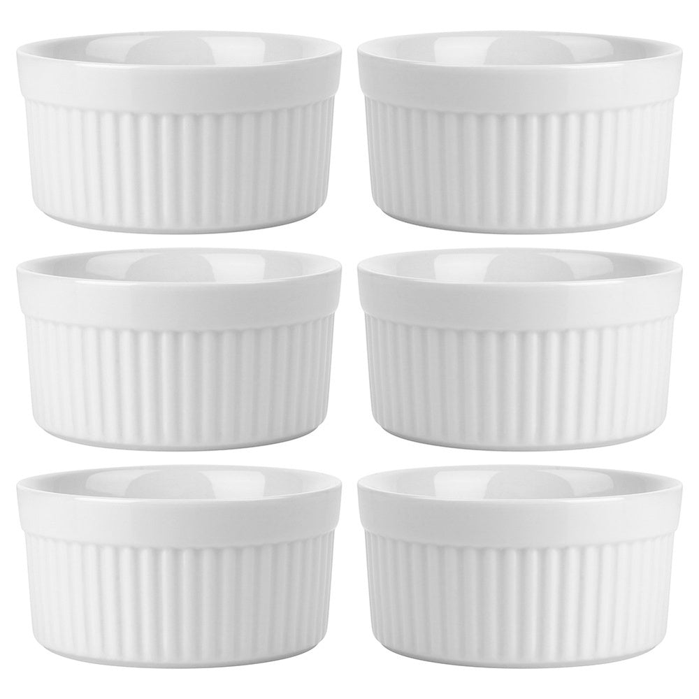 Keraminių apkepų formelių rinkinys, 6 vnt. po 260 ml – nuotrauka 3