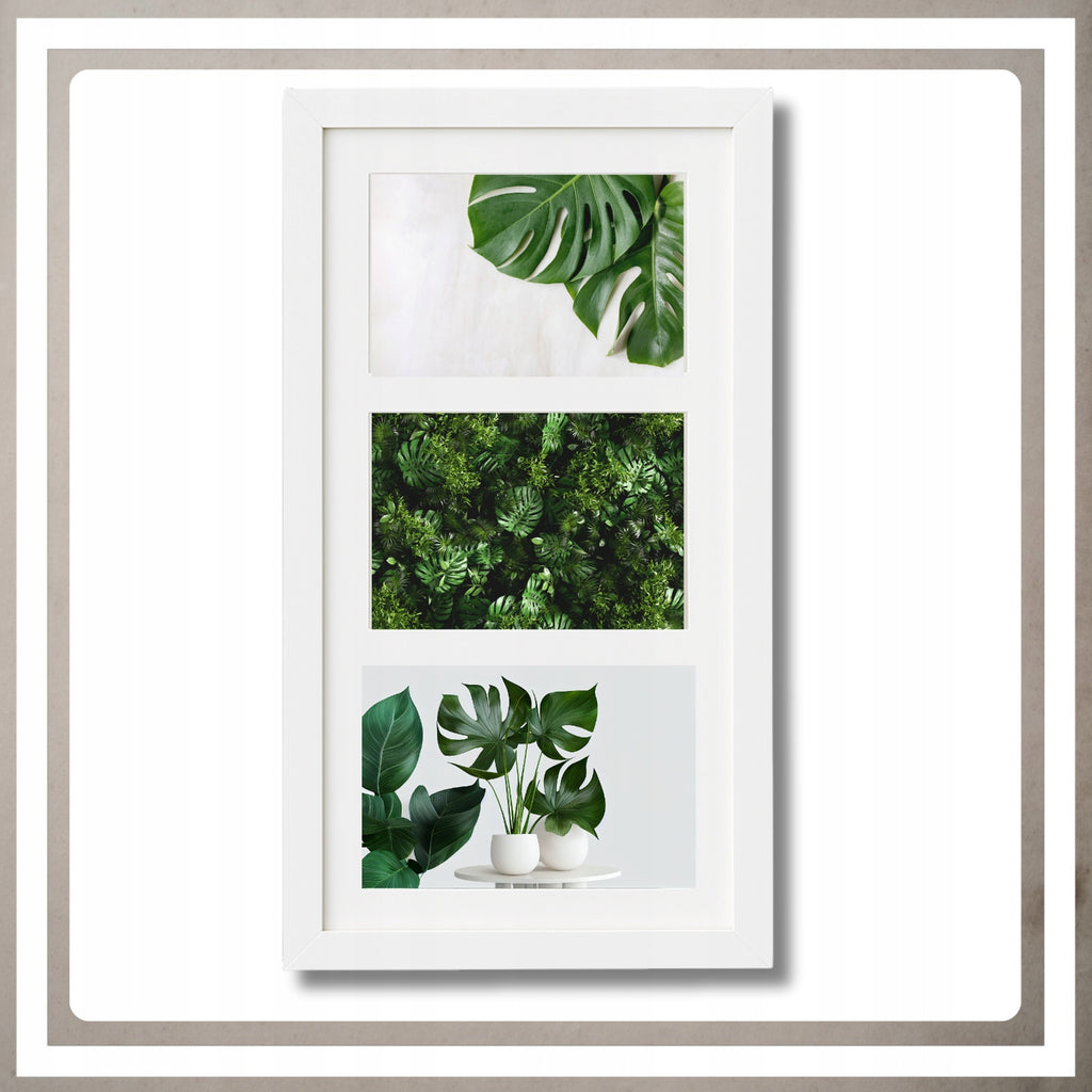 Baltas rėmelis trims nuotraukoms, 20,5×37,5 cm – nuotrauka 4