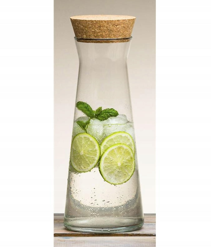 Skaidrus stiklinis grafinas 1 l – nuotrauka 2