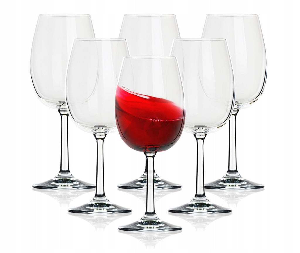 Krosno Pure raudono vyno taurių rinkinys 350 ml, 6 vnt. – nuotrauka 1