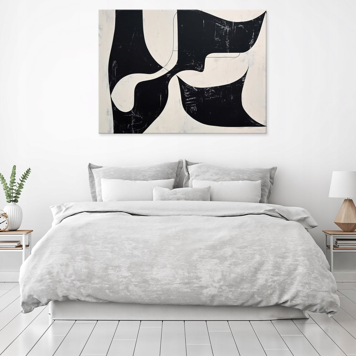 Abstraktus paveikslas ant drobės, 60×40 cm – nuotrauka 2