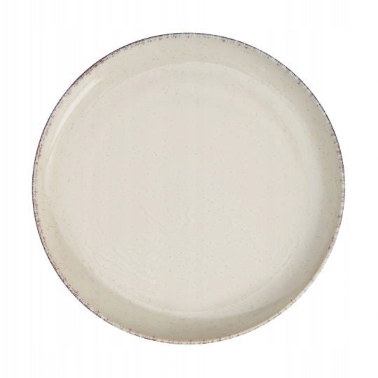 Smėlinė porcelianinė pietų lėkštė, 27 cm – nuotrauka 1