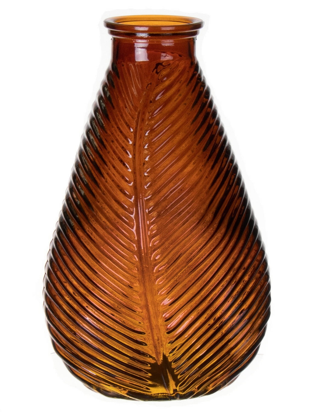 Gintarinio stiklo vaza, 23 cm – nuotrauka 3