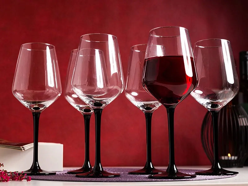 Raudonojo vyno taurių rinkinys 370 ml, 6 vnt. – nuotrauka 5