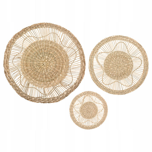 Apvali pinta boho sienų dekoracija, 37 cm – nuotrauka 1