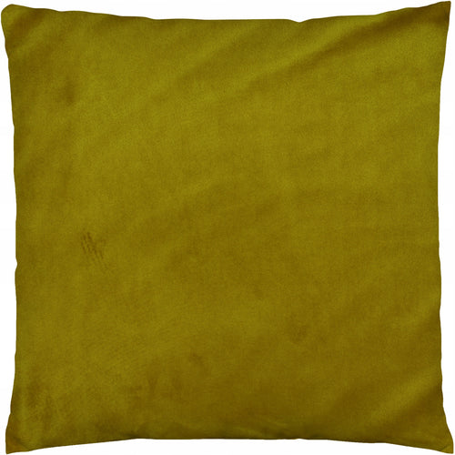 Alyvuogių spalvos veliūrinis užvalkalas 45×45 cm – nuotrauka 1