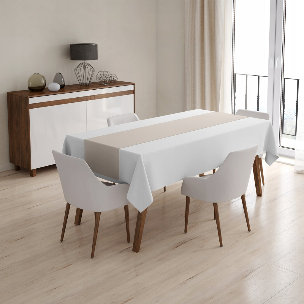 Matinis stalo takelis 40×220 cm, latte spalvos