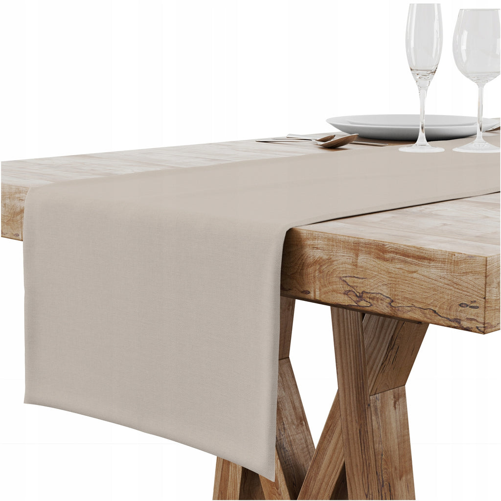 Matinis stalo takelis 40×220 cm, latte spalvos