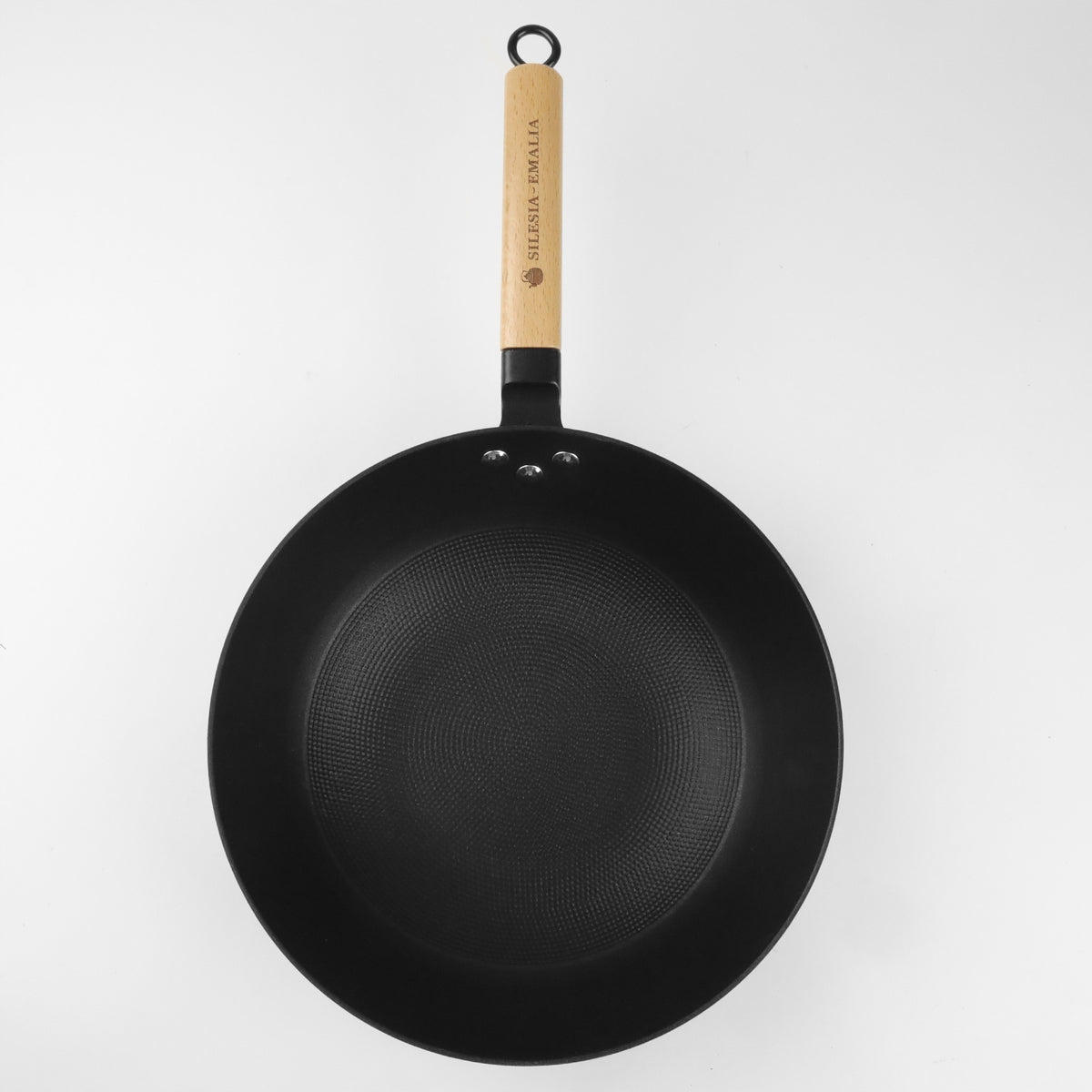 Ketaus keptuvė su mediniu kotu 28 cm – nuotrauka 4