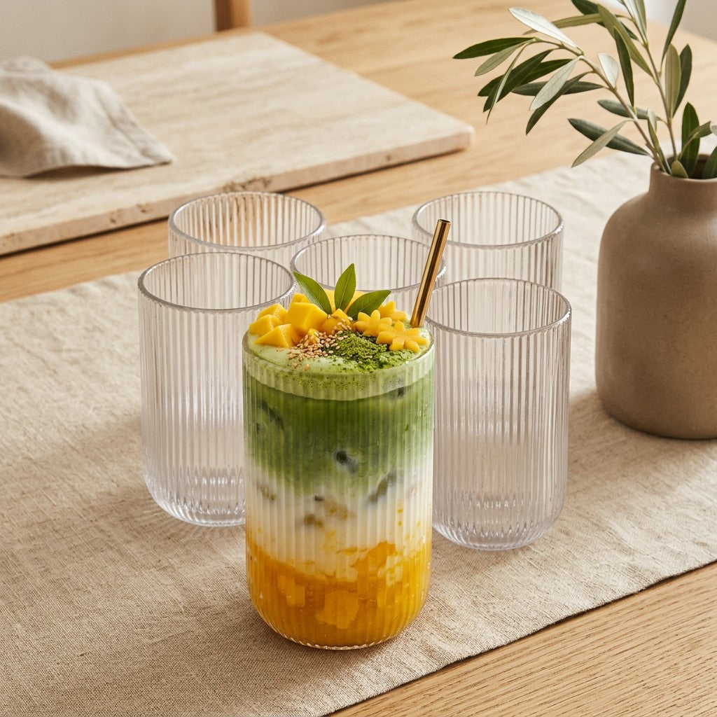 Altom Design Selena stiklinių rinkinys 430 ml, 6 vnt. interjere