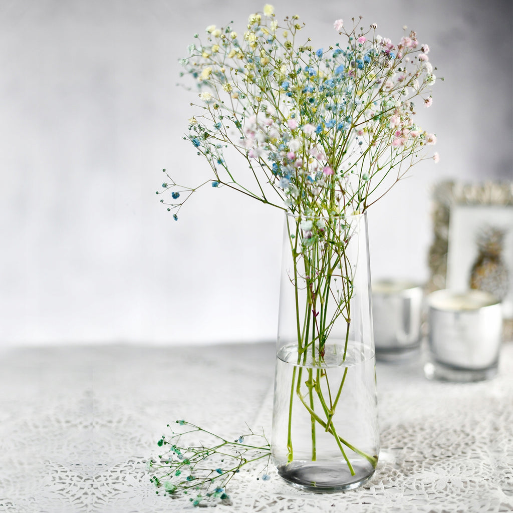 Aukšta stiklinė vaza 24 cm – nuotrauka 4