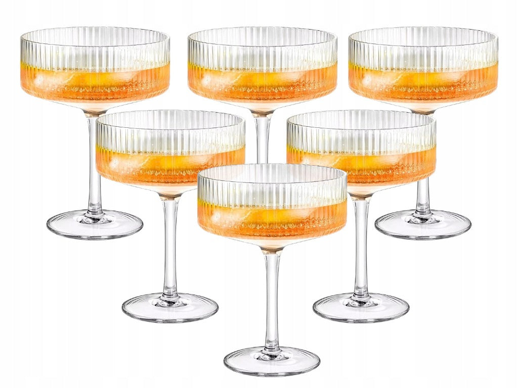 Rievėtų Martini ir Prosecco taurių rinkinys 300 ml, 6 vnt. – nuotrauka 2