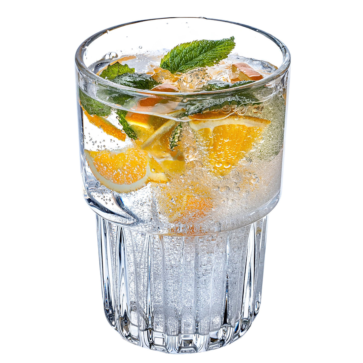 Rievėtų stiklinių rinkinys 320 ml, 6 vnt. – nuotrauka 5