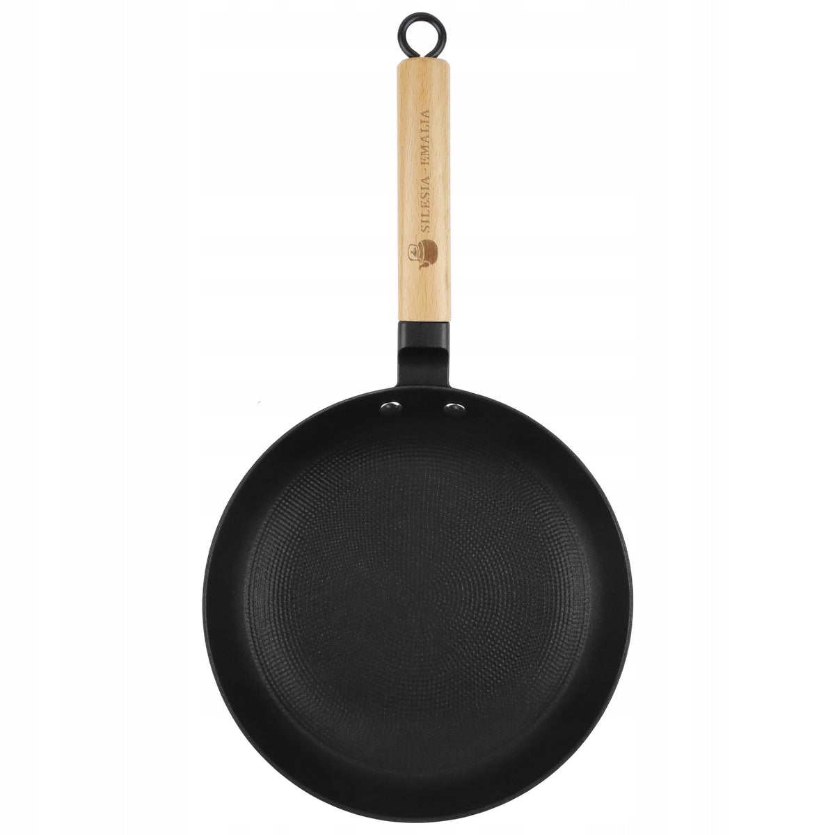 Ketaus keptuvė su medine rankena 24 cm – nuotrauka 2