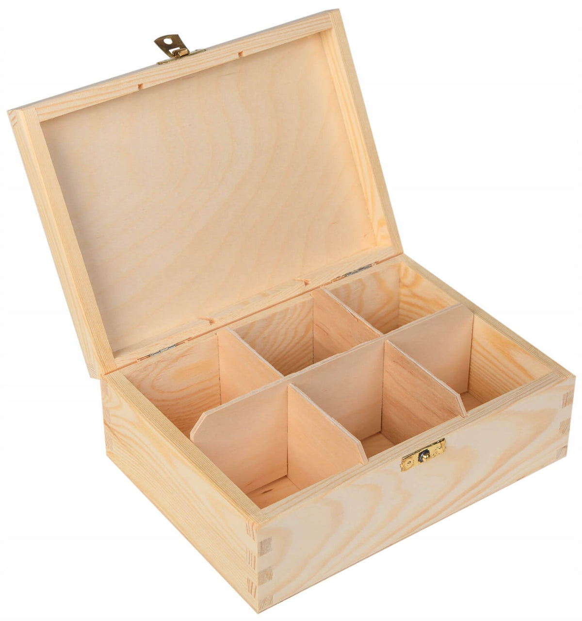 Medinė dėžutė papuošalams ir arbatai su dangteliu 22×16 cm – nuotrauka 1
