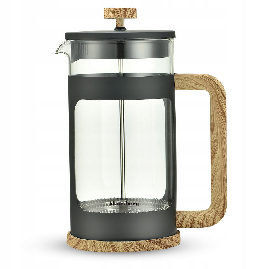 French press 1 l (stiklas + metalas)