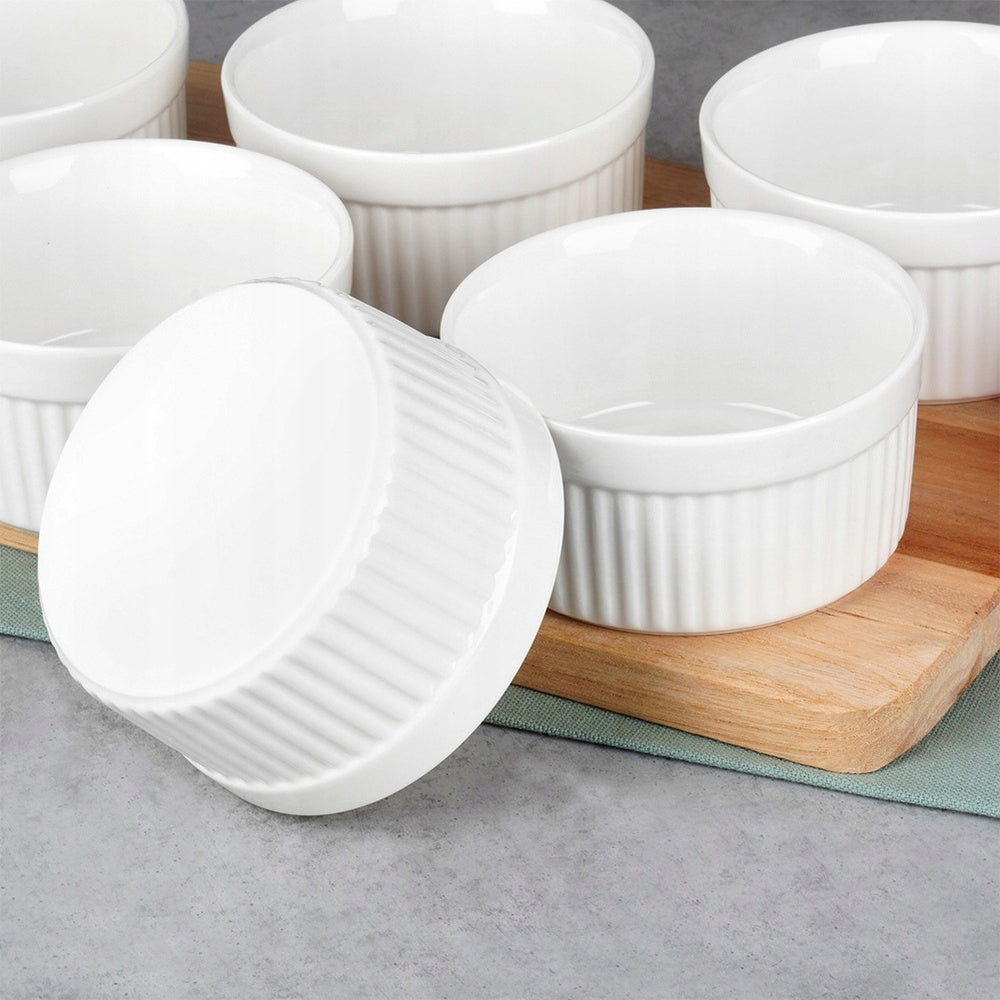 Keraminių apkepų formelių rinkinys, 6 vnt. po 260 ml – nuotrauka 5