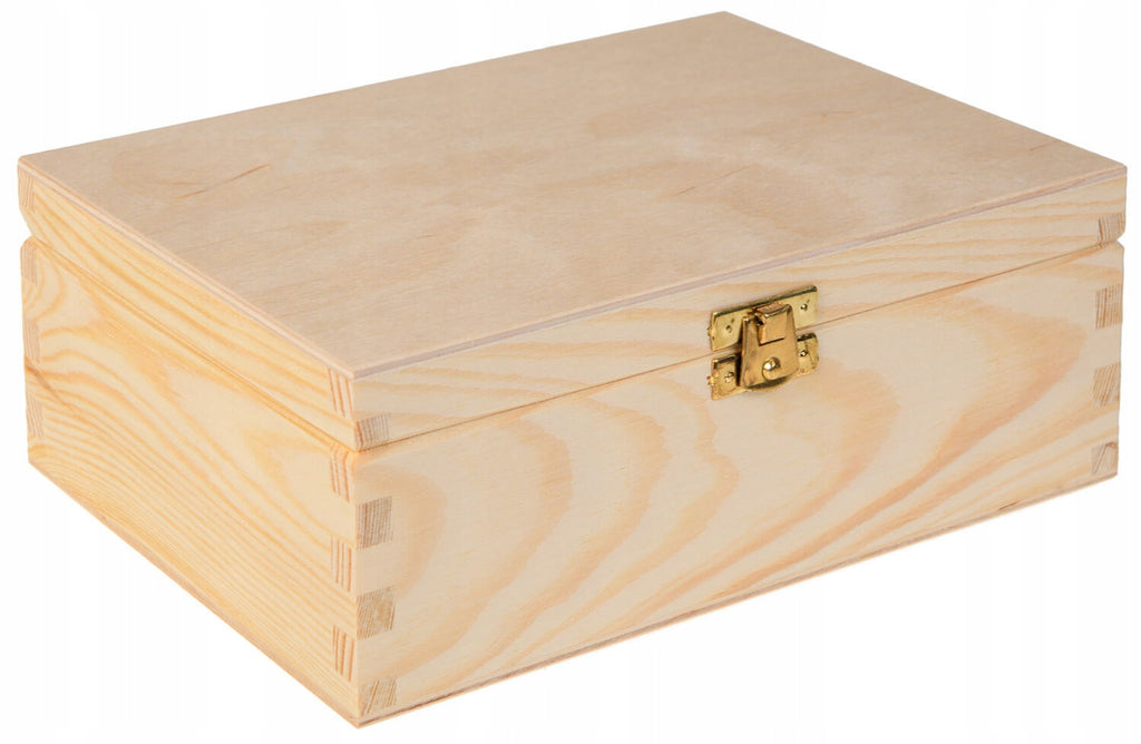 Medinė dėžutė papuošalams ir arbatai su dangteliu 22×16 cm – nuotrauka 2