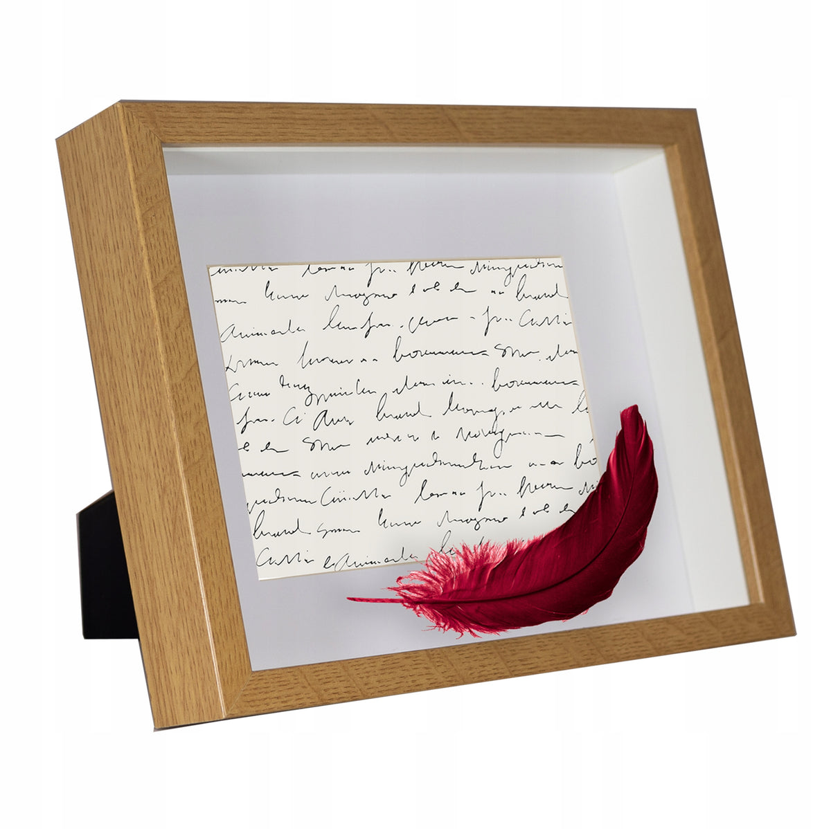 Gilus 3D nuotraukų rėmelis 20×25 cm, ąžuolo spalvos – nuotrauka 1