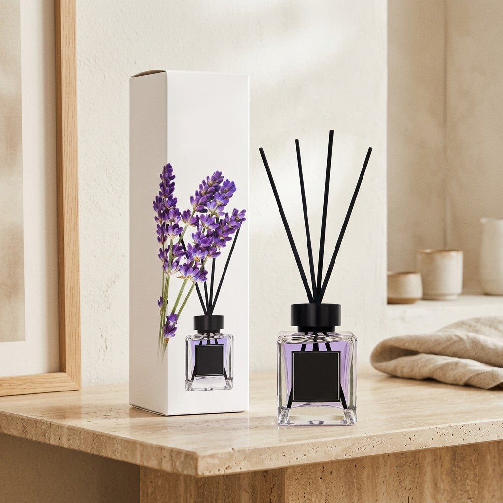 Namų kvapas su lazdelėmis „Levanda“ 100 ml interjere