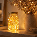 Mikro LED girliandos ant vielutės 10 m, 3 vnt.